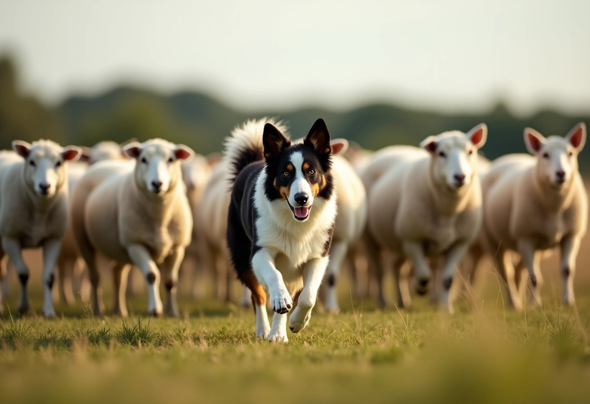 border collie croisé berger australien