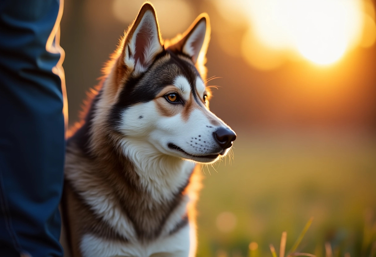 husky malinois